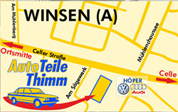 AutoTeile Thimm e.K. Am Sägewerk 1-4, 29308 Winsen (Aller)  Tel.: (05143) 666116